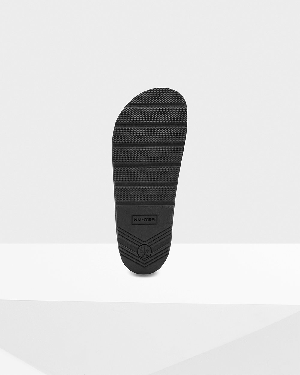 Chanclas Hunter Mujer Negras Original Double Strap 425913-JNX